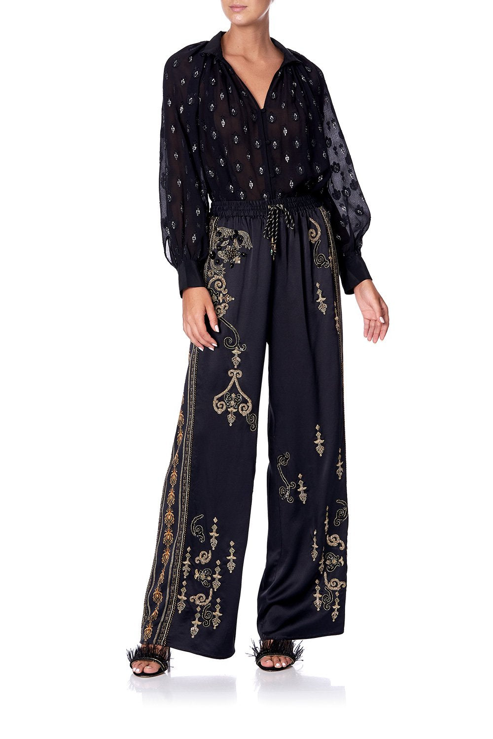 DRAWSTRING PANT WITH SIDE PANEL WE THE FREE