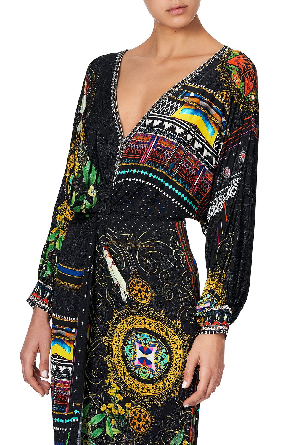 TWIST FRONT DRESS BLACKHEATH BETTY