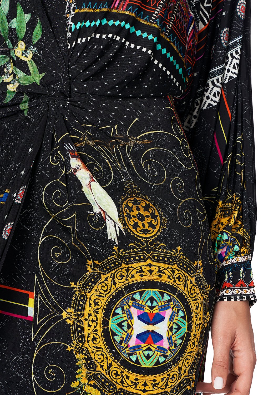 TWIST FRONT DRESS BLACKHEATH BETTY