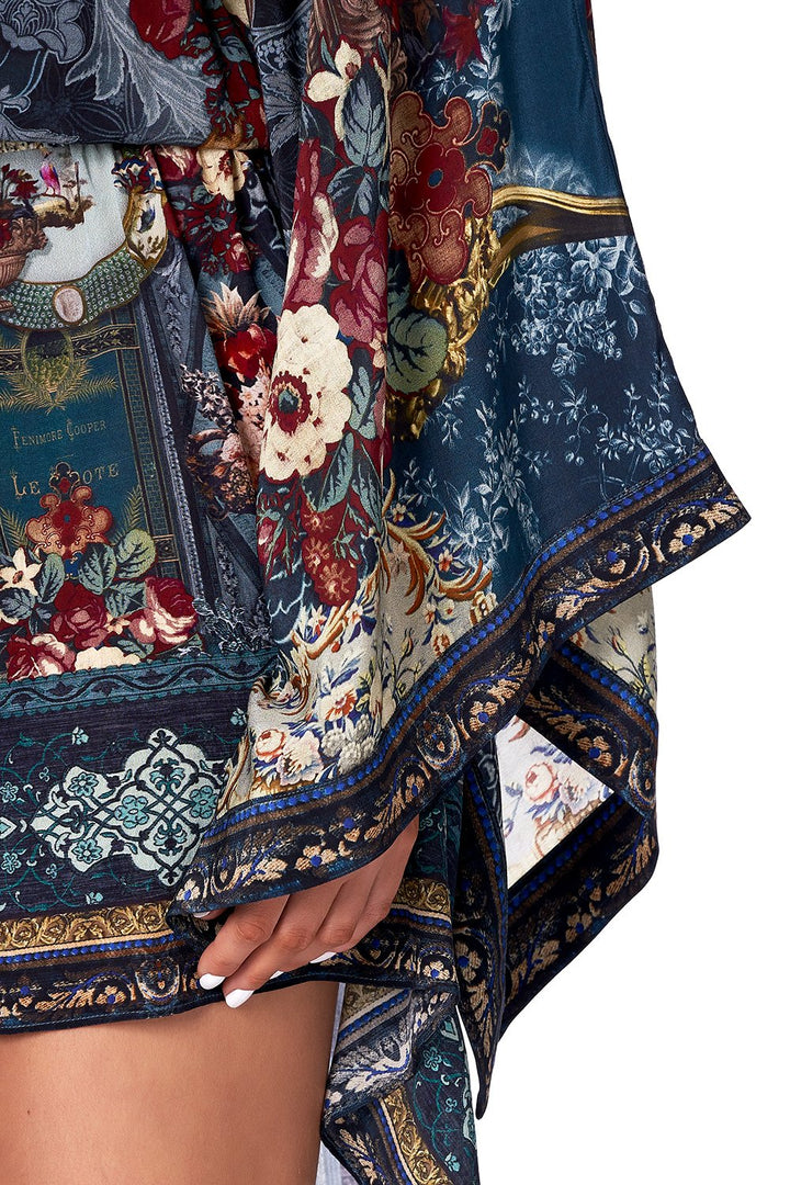 VNECK KIMONO DRESS WITH TIE HOTEL BOHEME CAMILLA