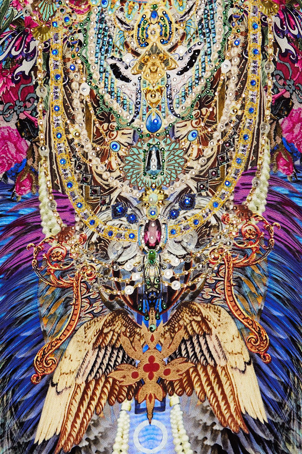 CAMILLA V NECK RACER BACK DRESS FREEDOM FLIGHT