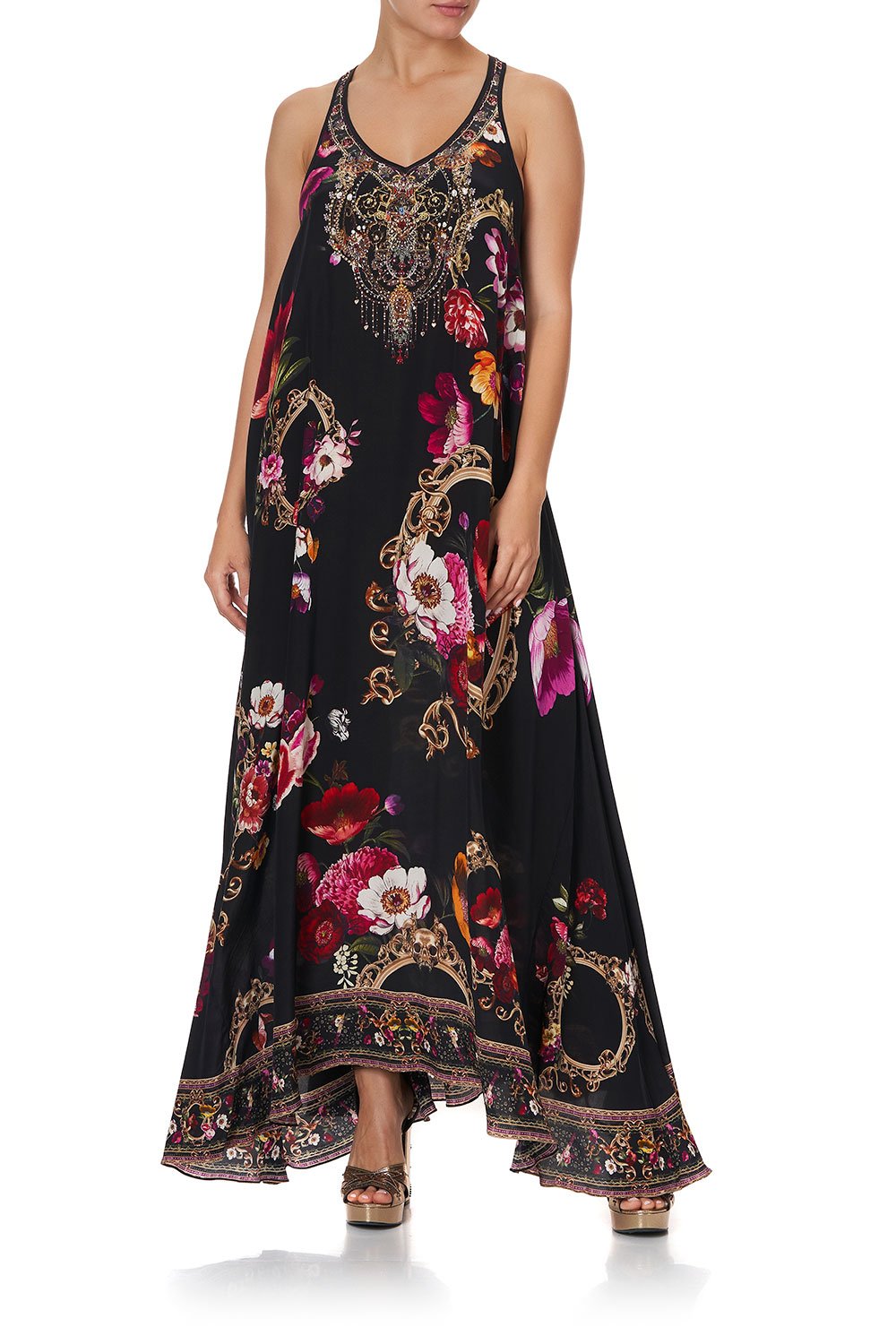 V NECK RACERBACK DRESS WHATS YOUR VICE