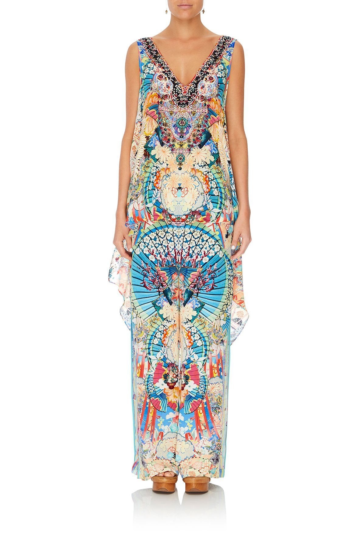 V-NECK TOP WITH SPLIT BACK MISO IN LOVE