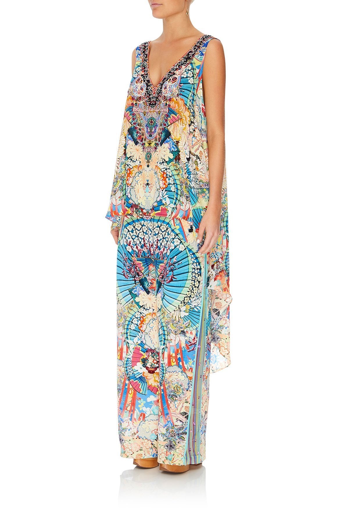 V-NECK TOP WITH SPLIT BACK MISO IN LOVE