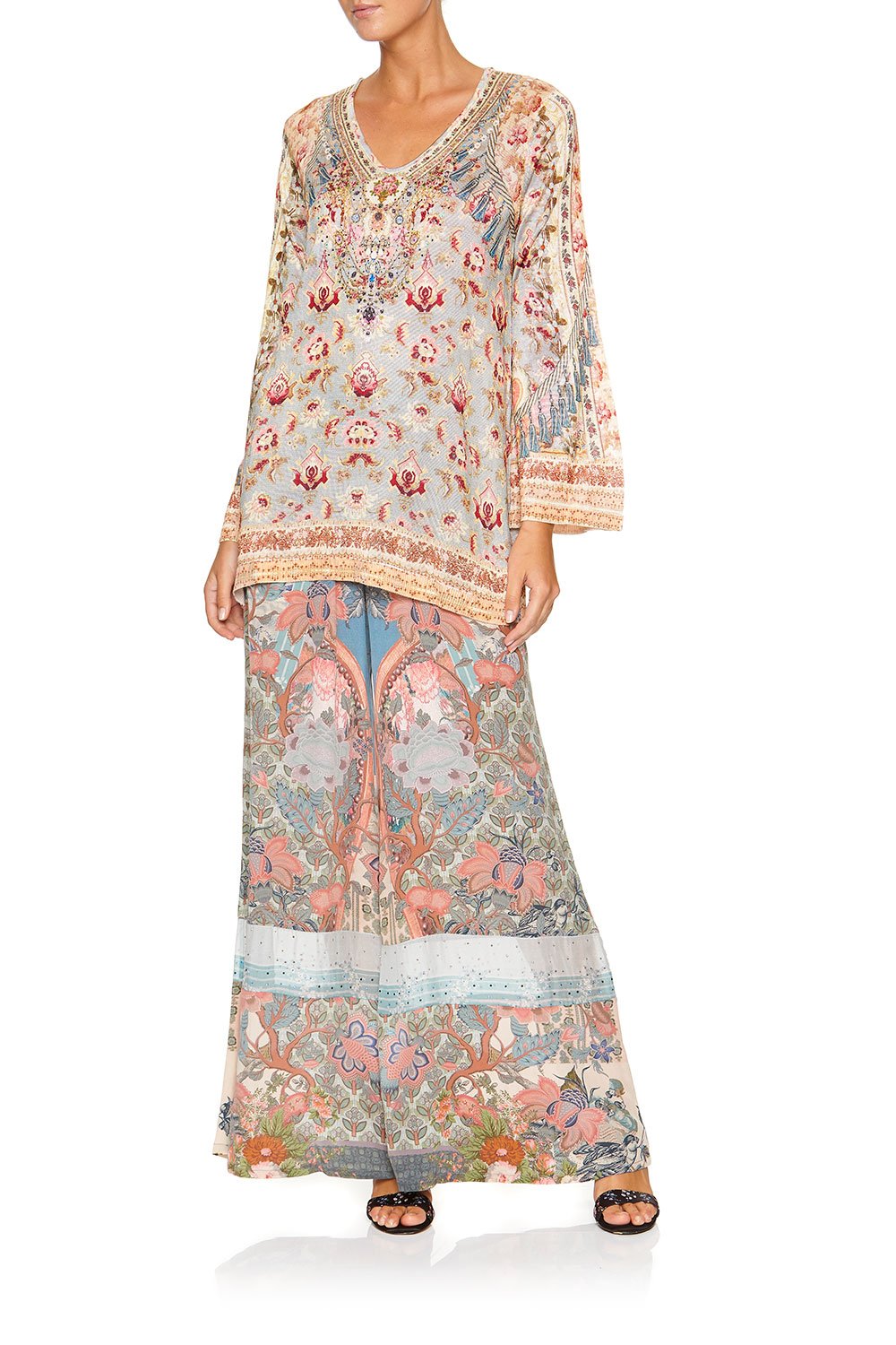 V NECK TUNIC JEANNE QUEEN