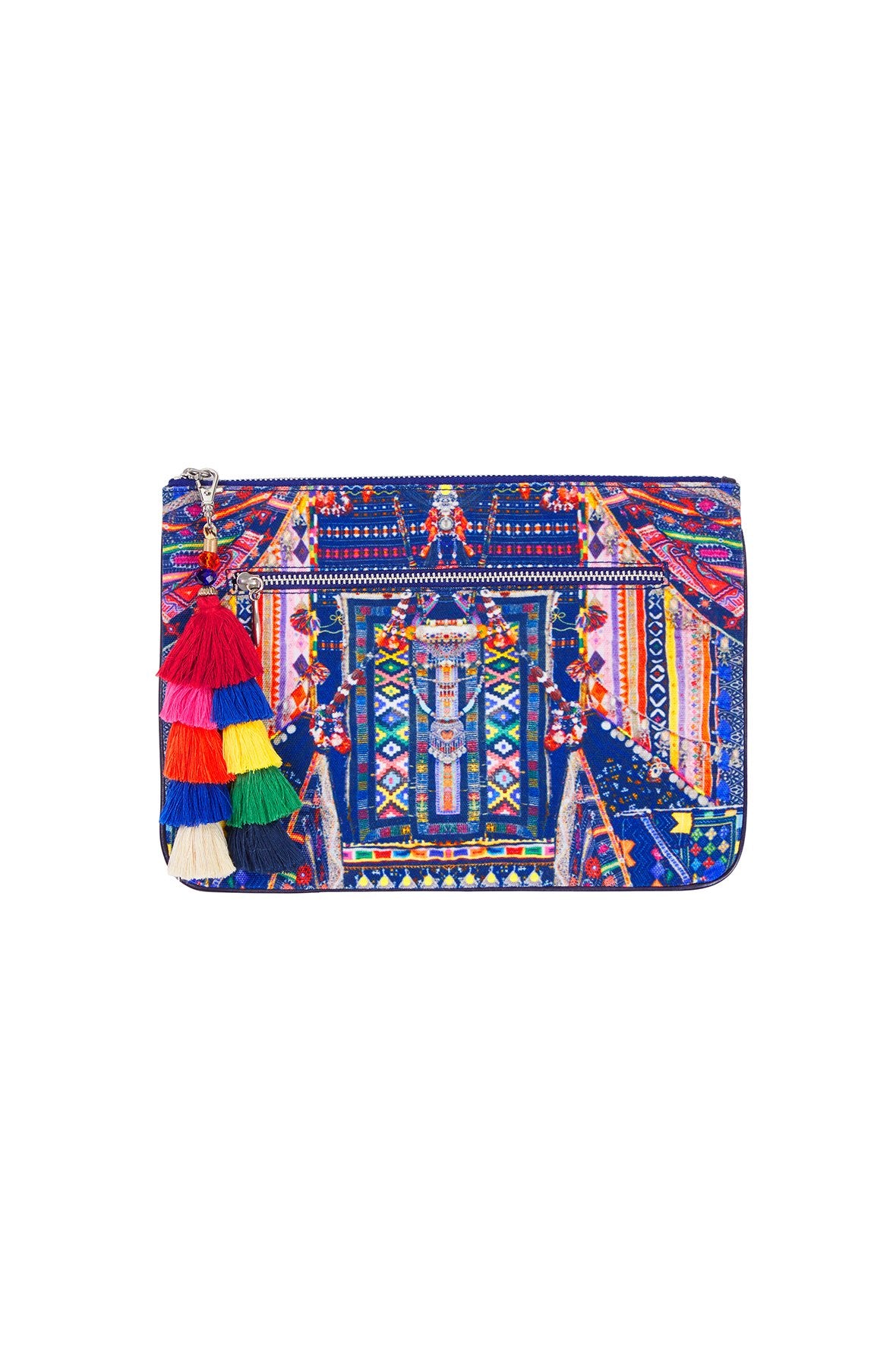 WHERE YOULL FIND ME SMALL CANVAS CLUTCH