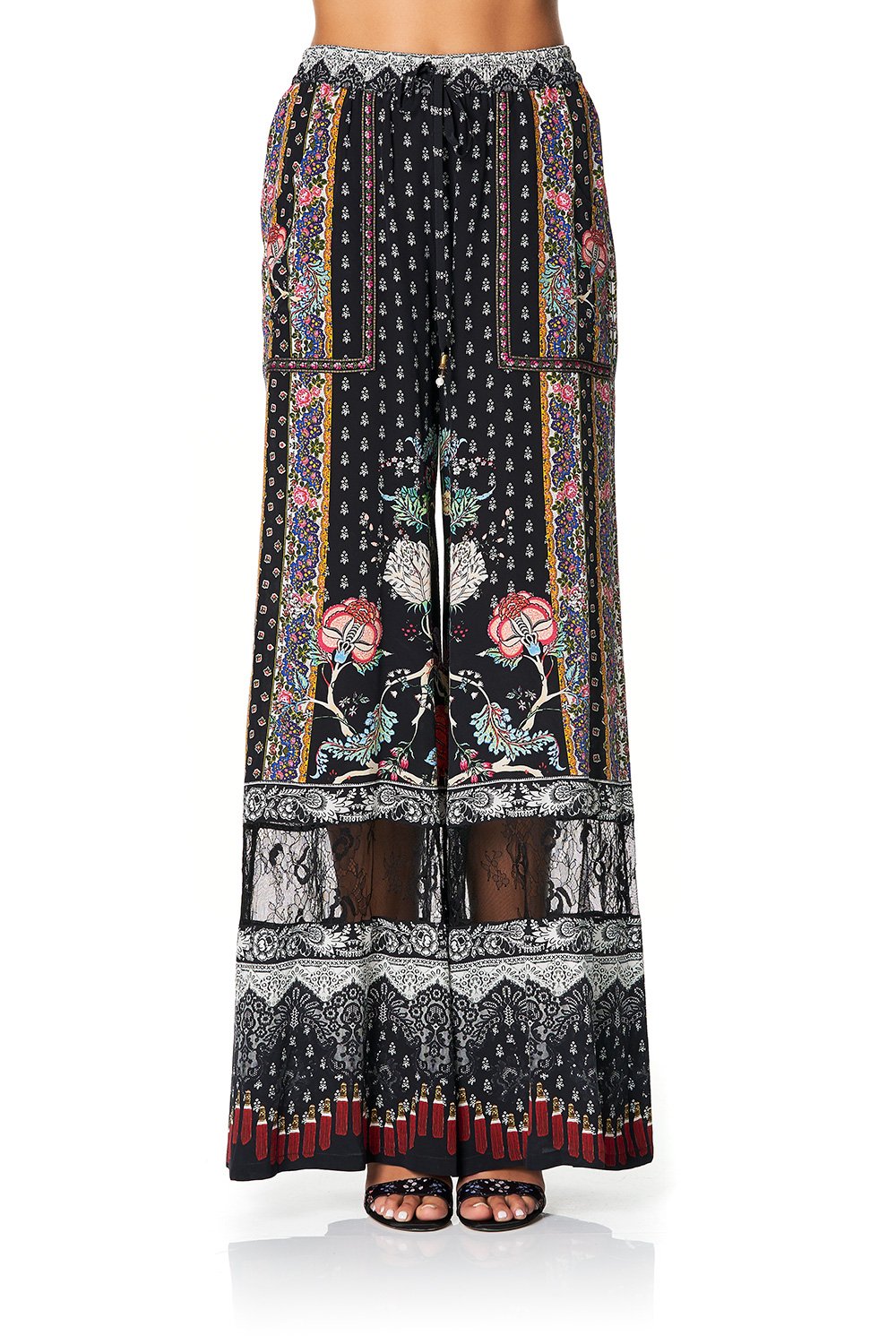 CAMILLA WIDE LEG DRAWSTRING WAIST PANT HAUTE PROVINCIAL