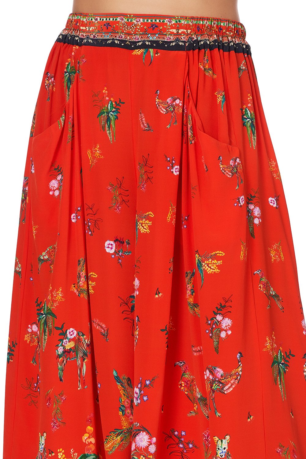 WIDE LEG PANT WITH GATHERED POCKETS CINEMA PARADISO