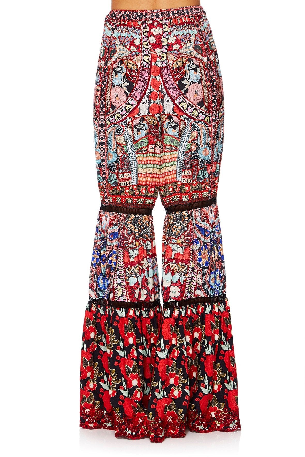 QUEEN ALIKA WIDE LEG TIERED PANT