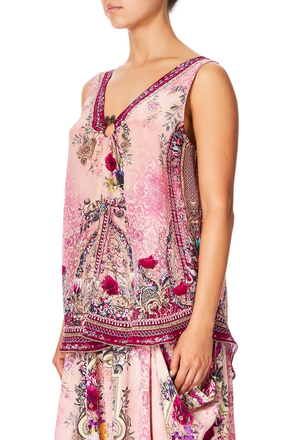 CAMILLA WIDE STRAP U-RING TOP LA BELLE