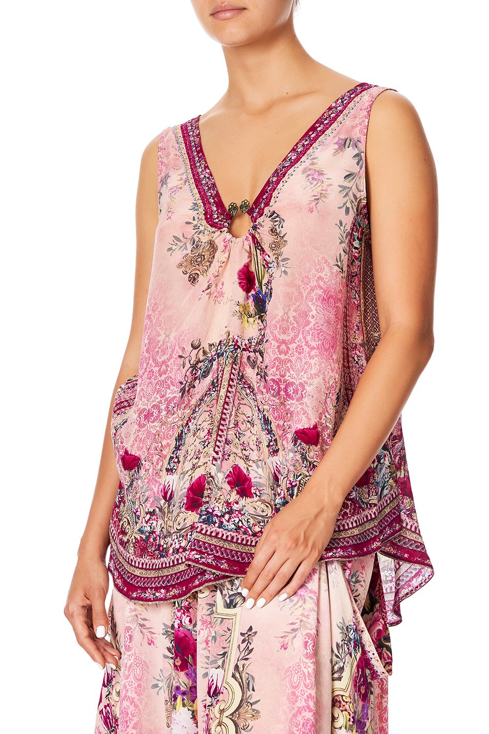 CAMILLA WIDE STRAP U-RING TOP LA BELLE