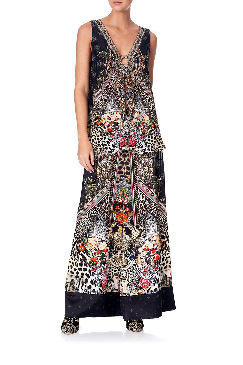 WIDE STRAP U-RING TOP MARAIS AT MIDNIGHT