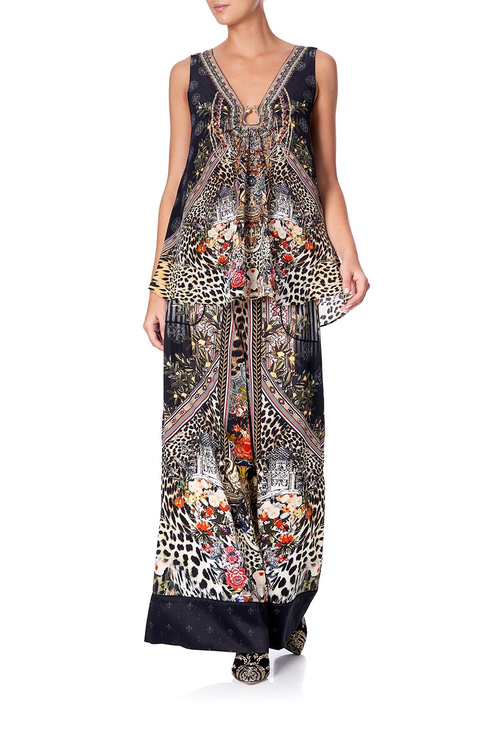 WIDE STRAP U-RING TOP MARAIS AT MIDNIGHT