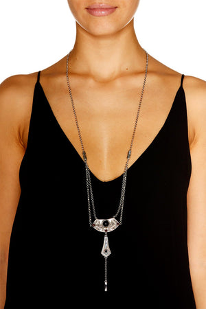 FOR THE LOVE OF LHASA SILV LONG PENDANT