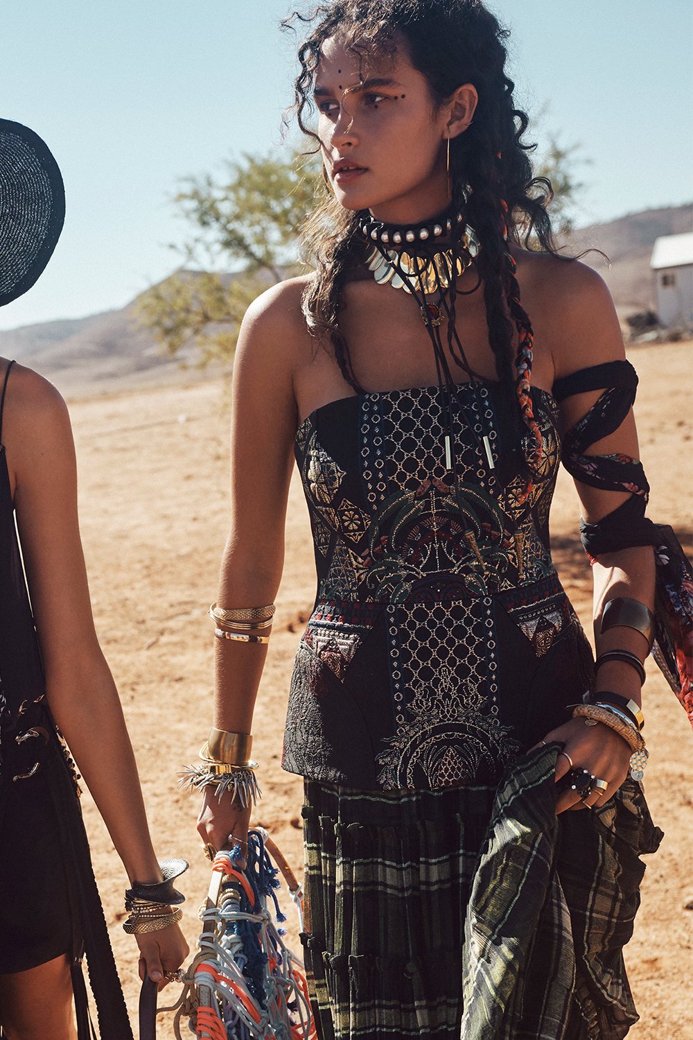 CORSET WITH POWERMESH INSERT BOTANICAL CHRONICLES