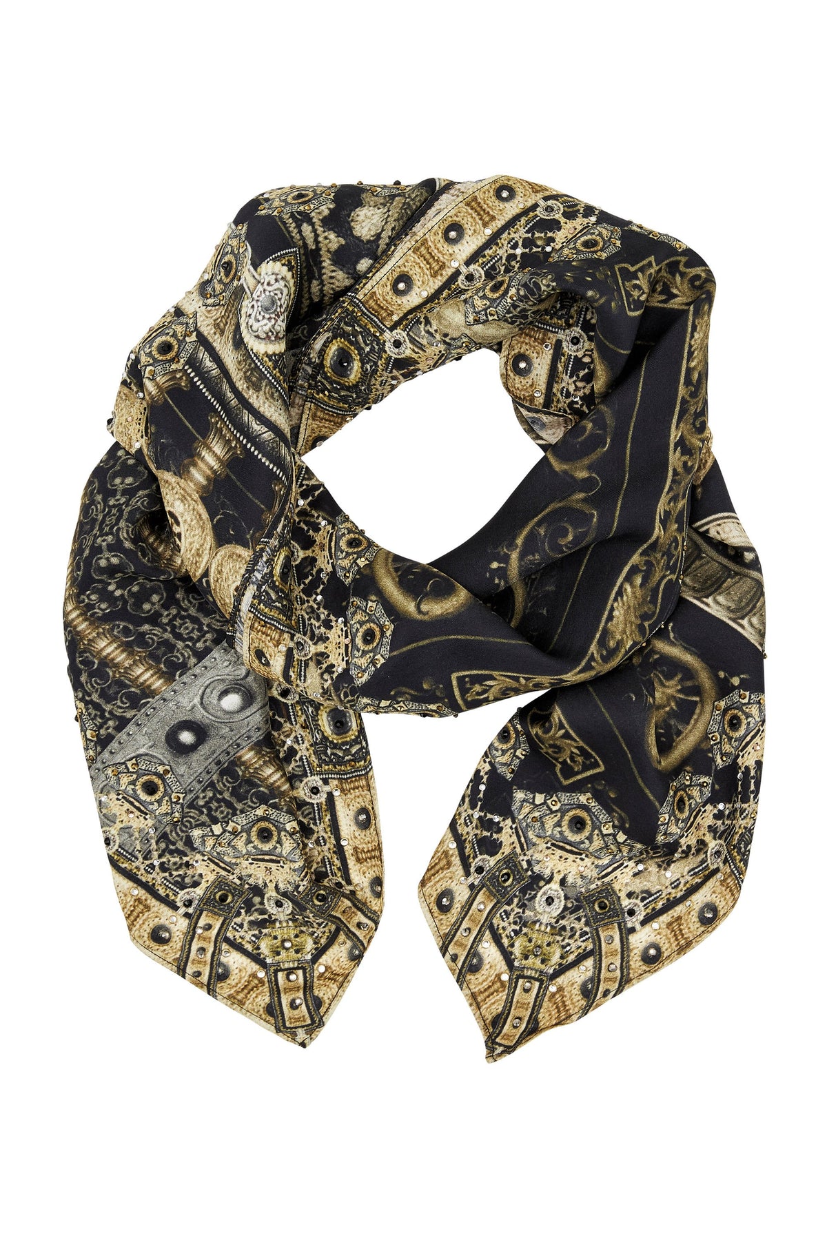 FOR THE LOVE OF LHASA LARGE SQUARE SCARF