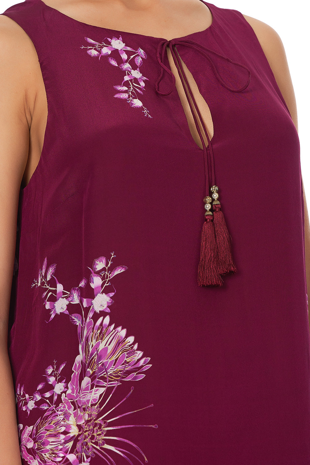 FRONT SPLIT TUNIC DESERT SUNRISE