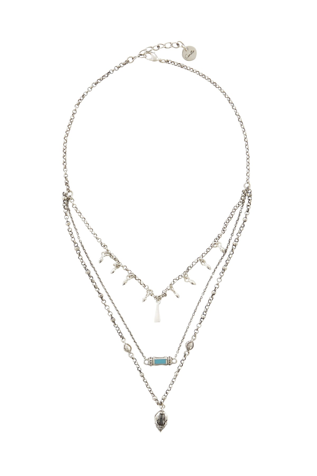 DRESS UP BOX TIERED NECKLACE