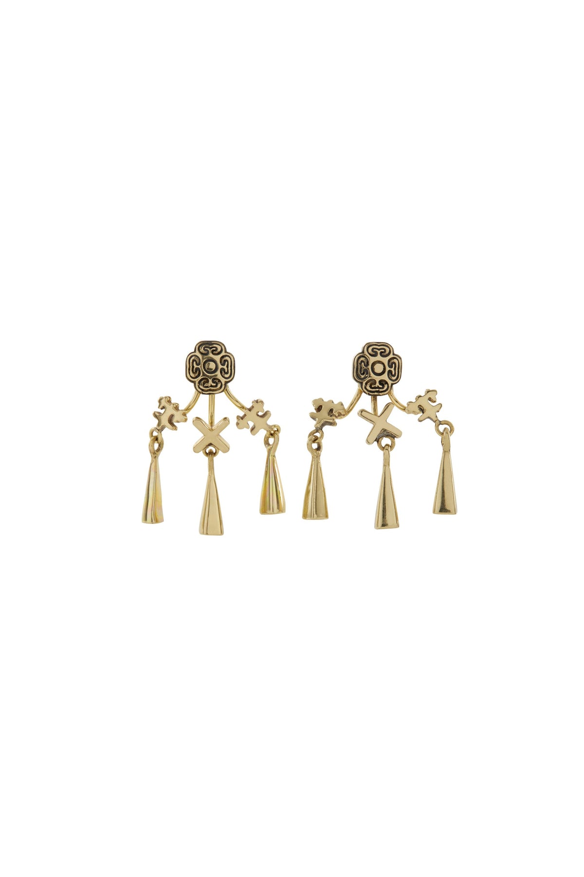 DRESS UP BOX CHARM BACKED STUDS