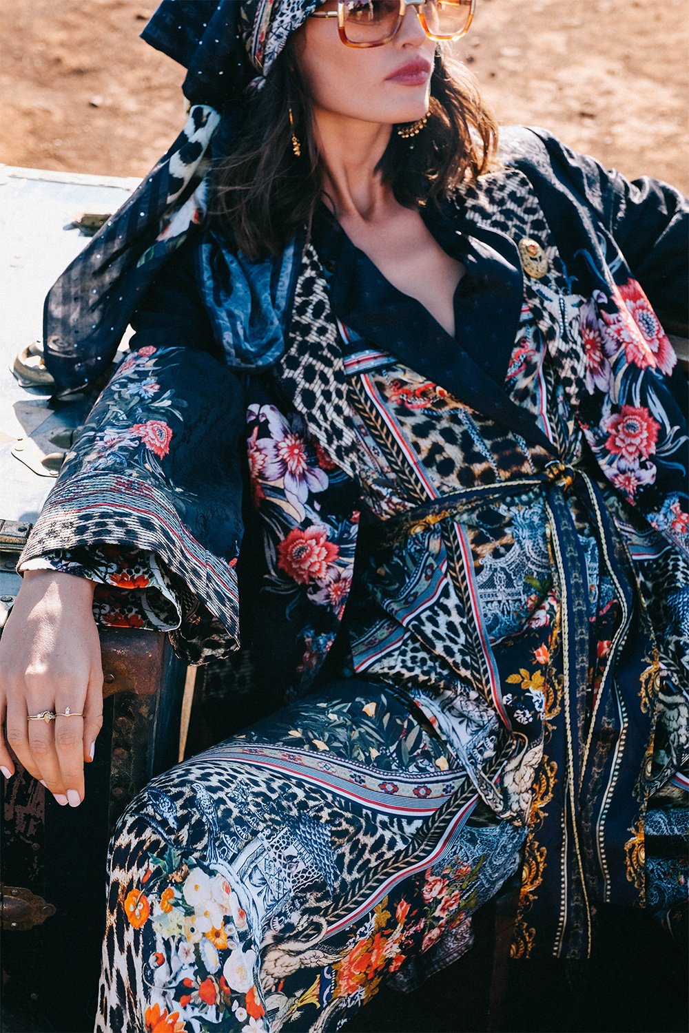 PYJAMA SUIT JACKET MARAIS AT MIDNIGHT