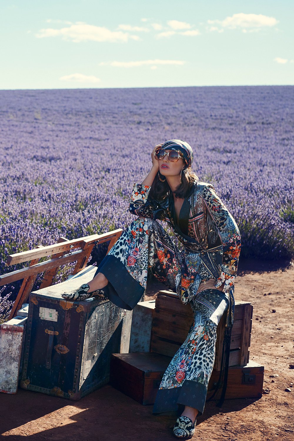 PYJAMA SUIT JACKET MARAIS AT MIDNIGHT