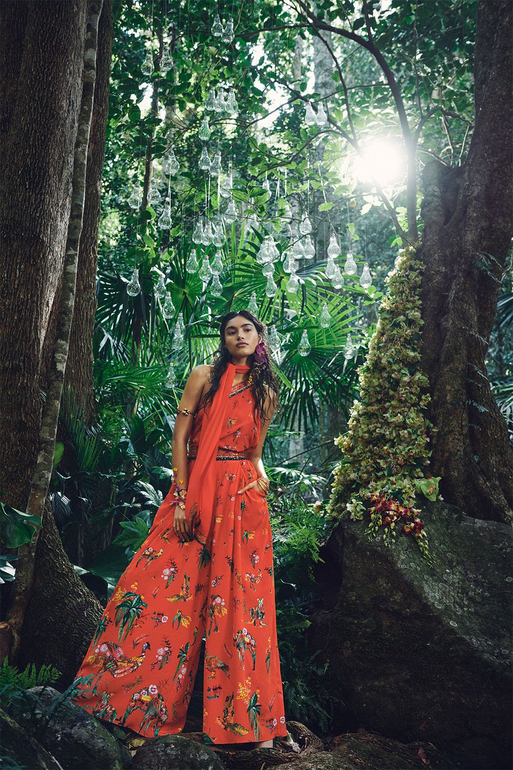 WIDE LEG PANT WITH GATHERED POCKETS CINEMA PARADISO