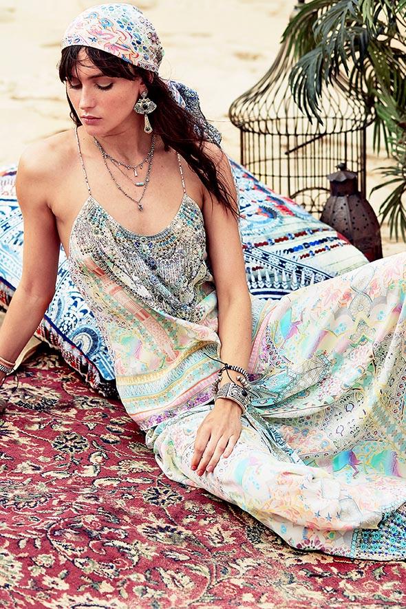 MY DUBAI DREAM T-BACK SHOESTRING TOP