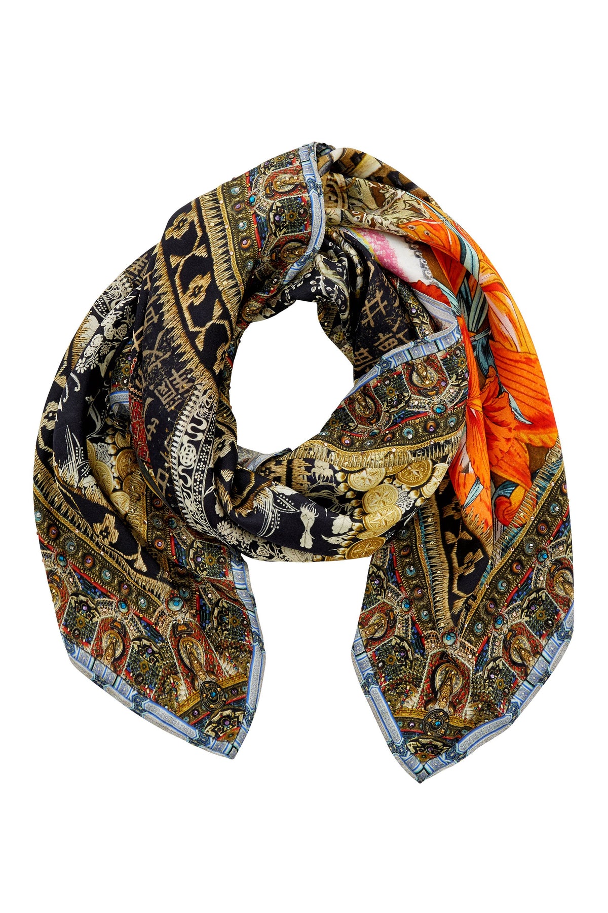 DYNASTY DAYS LARGE SQUARE SCARF