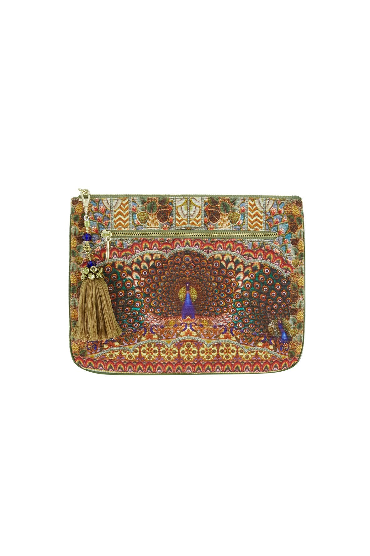 CAMILLA ECHOES OF ENCHANTMENT SMALL CANVAS CLUTCH