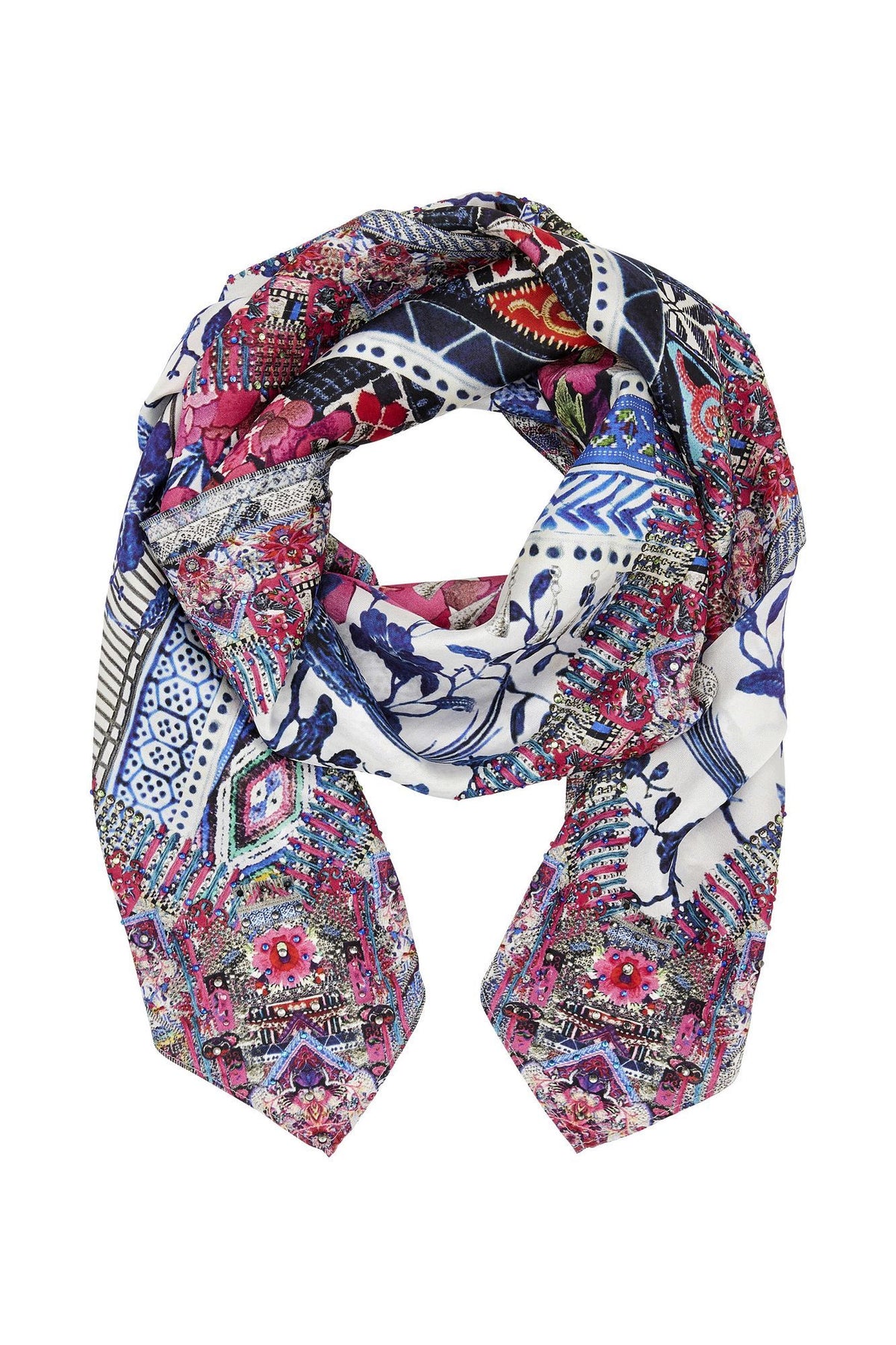 FROM KAILI WITH LOVE LARGE SQUARE SCARF