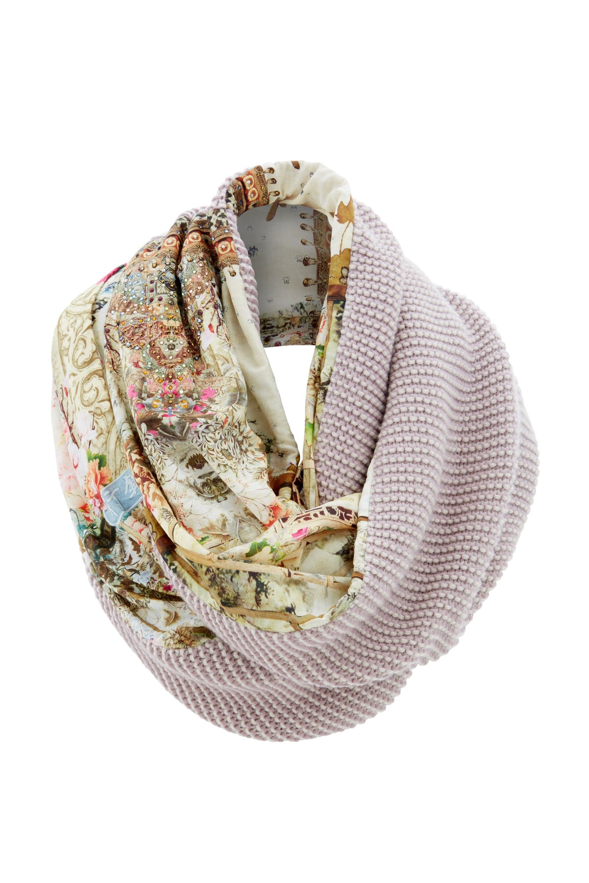 GIRL IN THE GARDEN DOUBLE SIDED SCARF