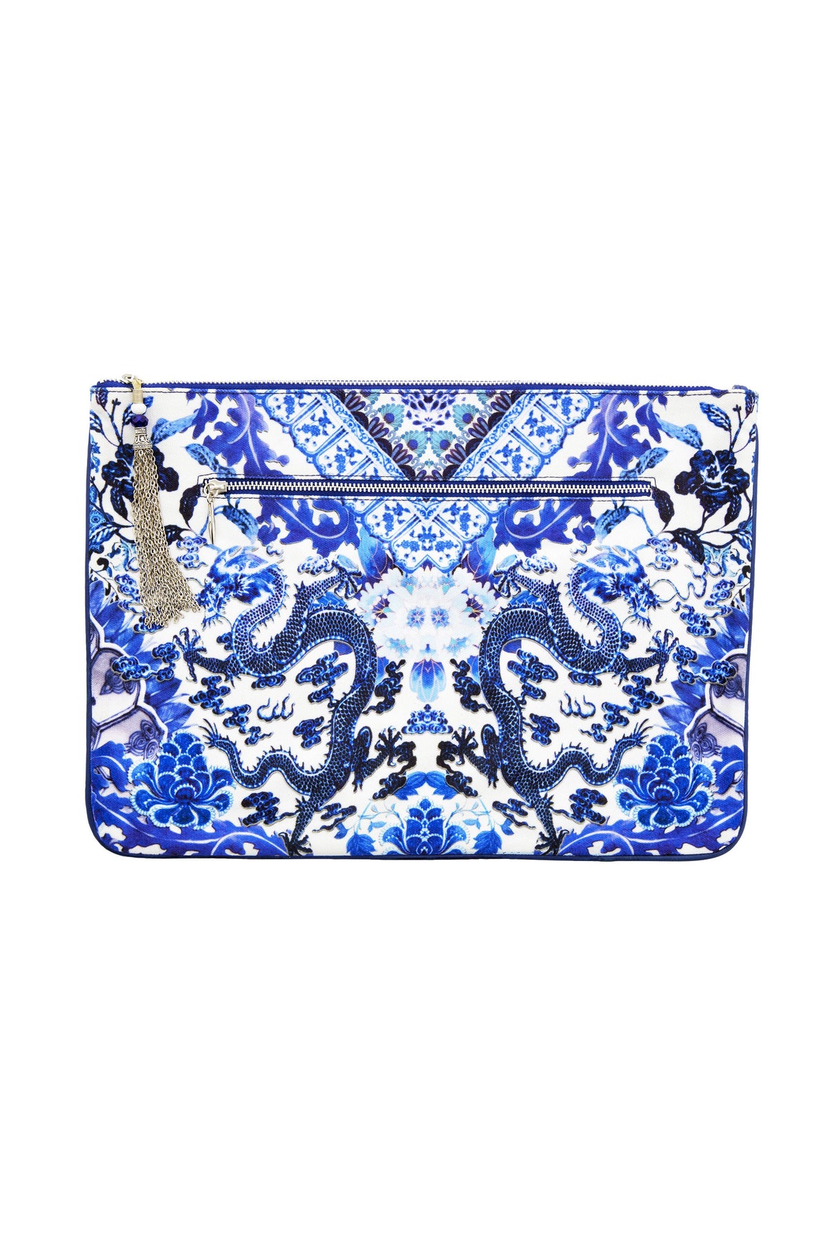 GUARDIAN OF SECRETS LARGE CANVAS CLUTCH