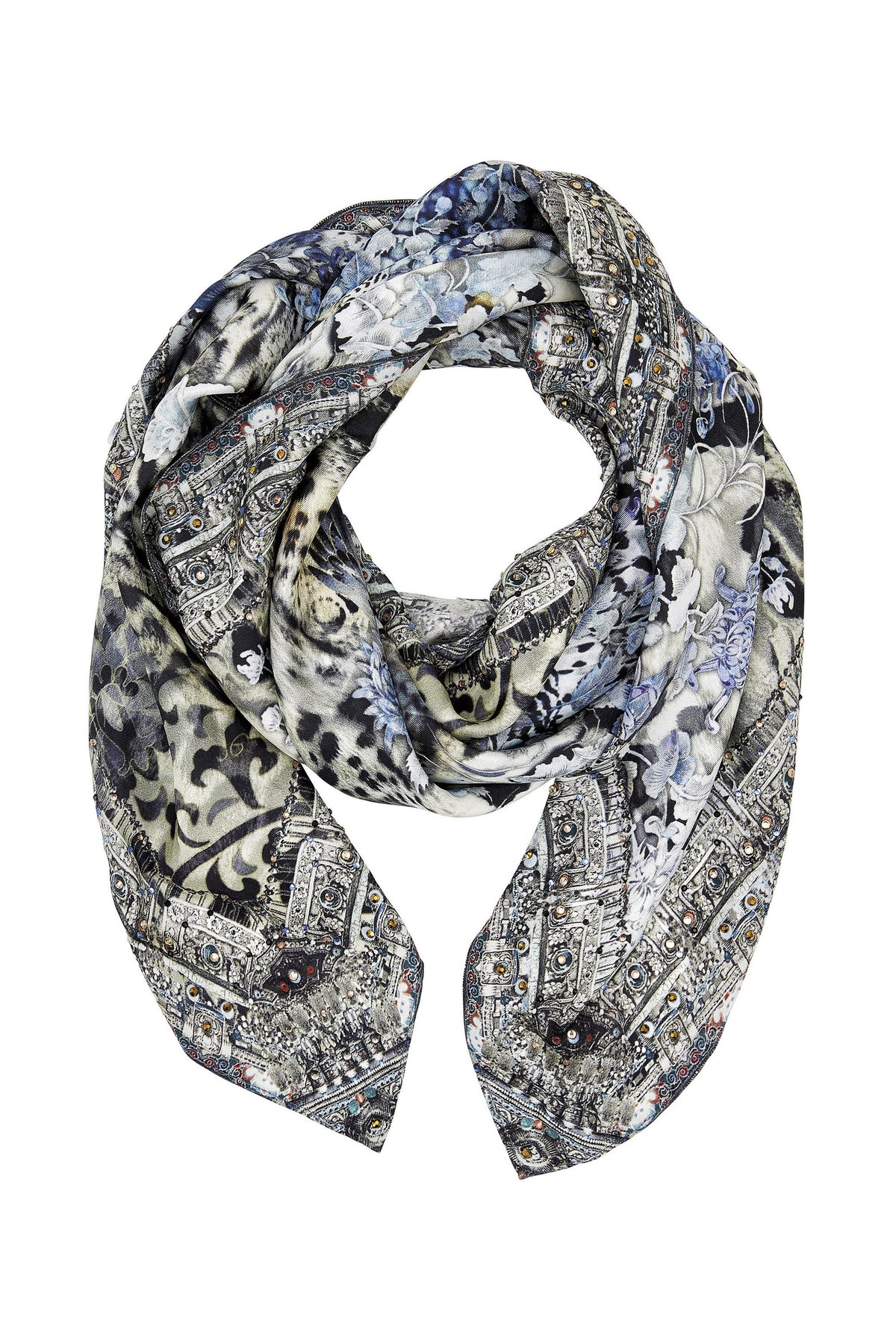 HUSH HUSH LARGE SQUARE SCARF