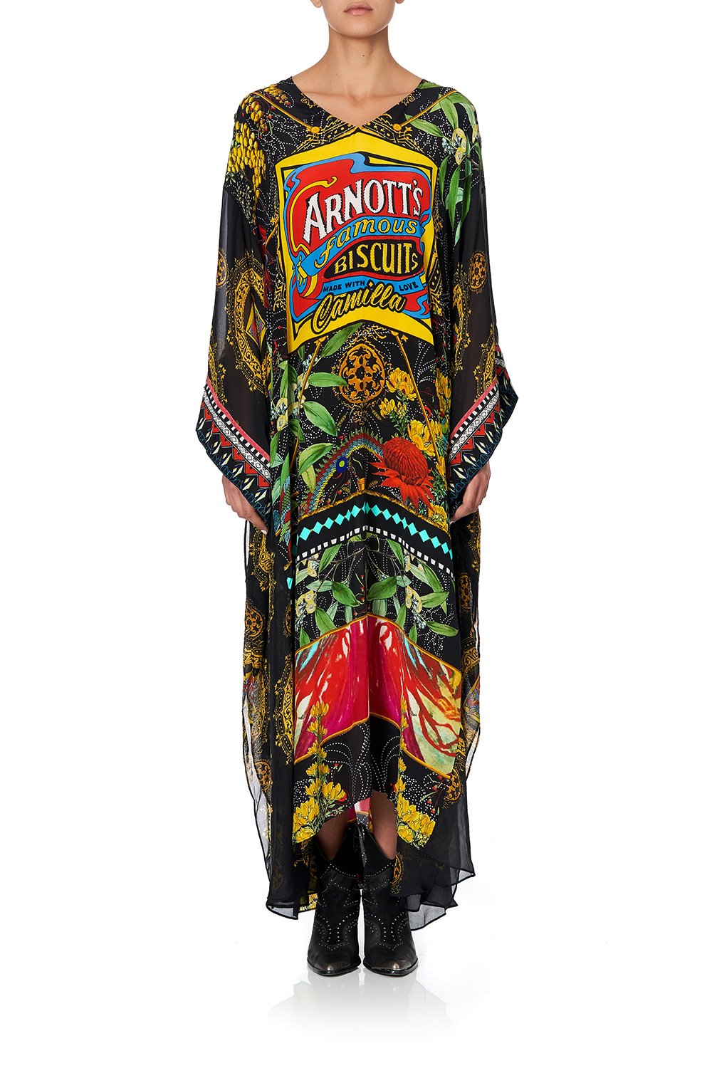 KAFTAN WITH SHEER SLEEVE ARNOTTS