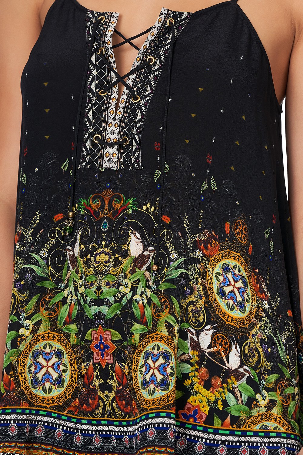 LACE UP FRONT CAMI BLACKHEATH BETTY