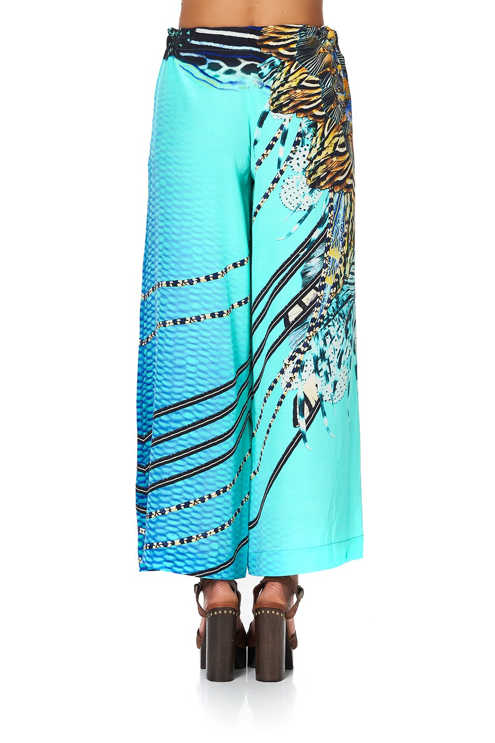 LOUNGE TROUSER WITH TIE WAIST MARINE QUEEN