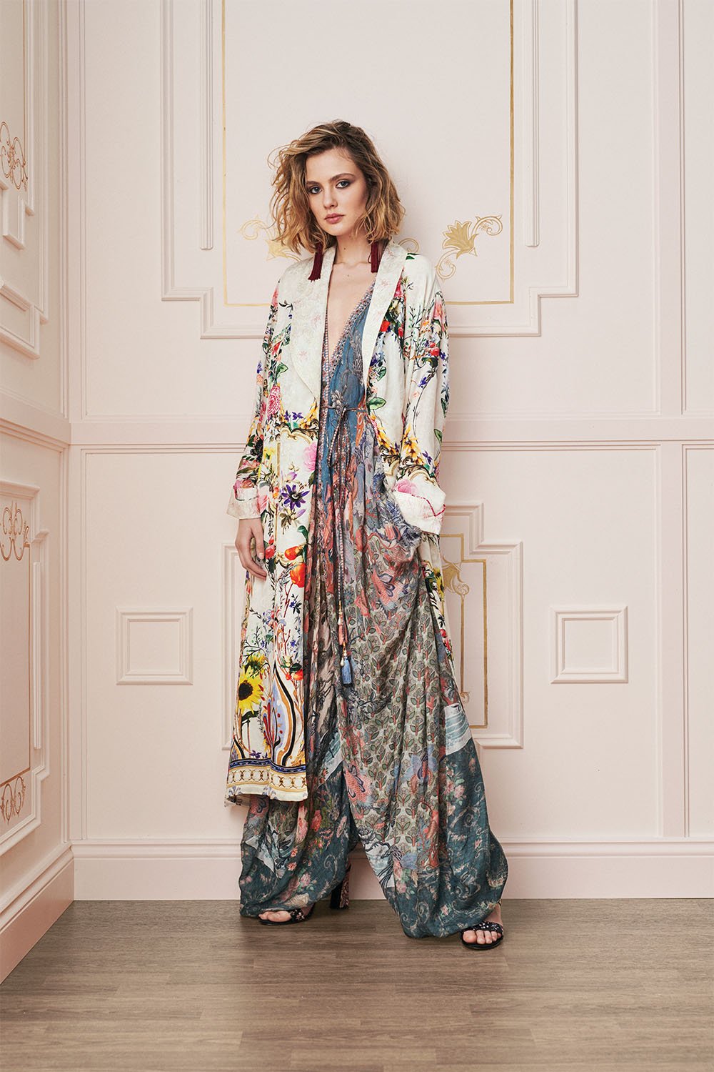 LONG ROBE WITH TIE BOHEME