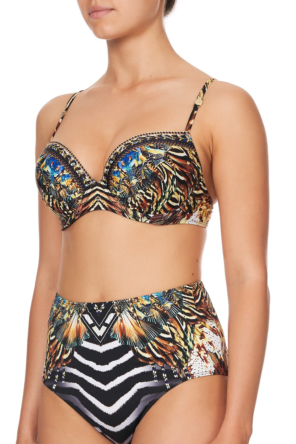 MOULDED PLUNGE BRA LOST PARADISE