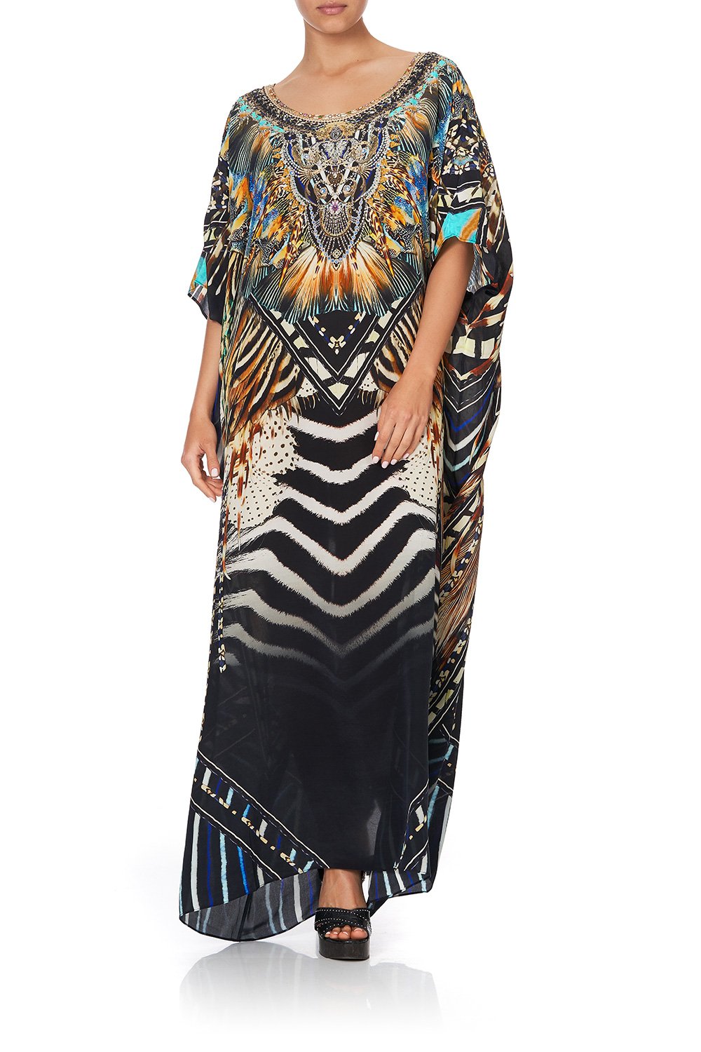 ROUND NECK KAFTAN LOST PARADISE