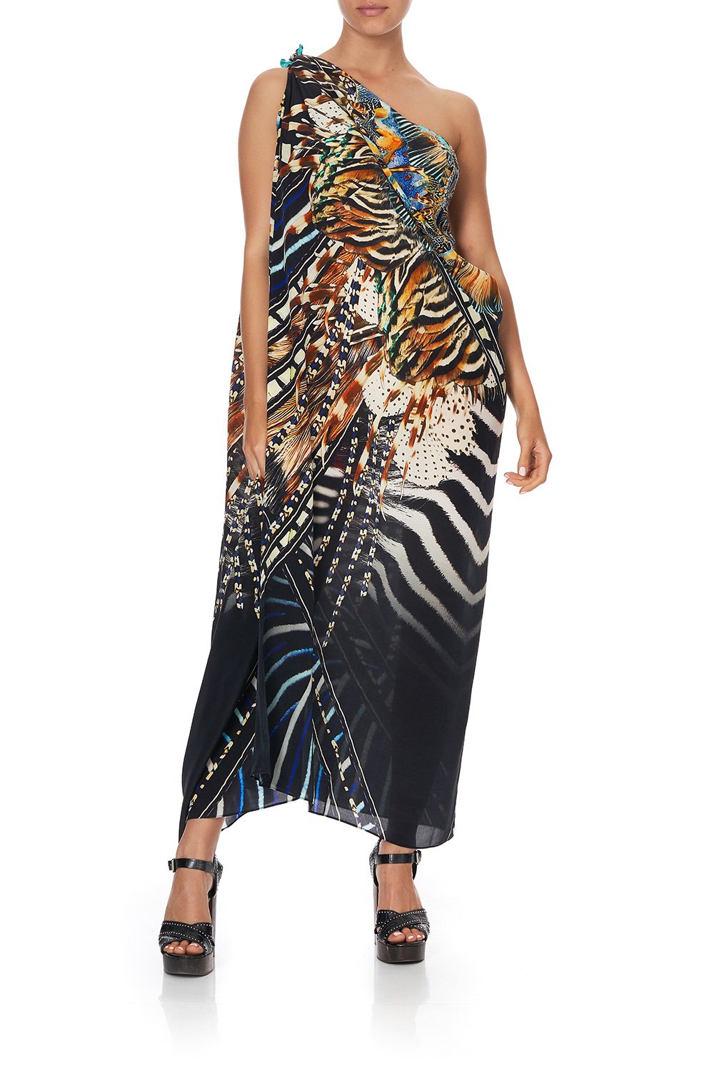 ROUND NECK KAFTAN LOST PARADISE