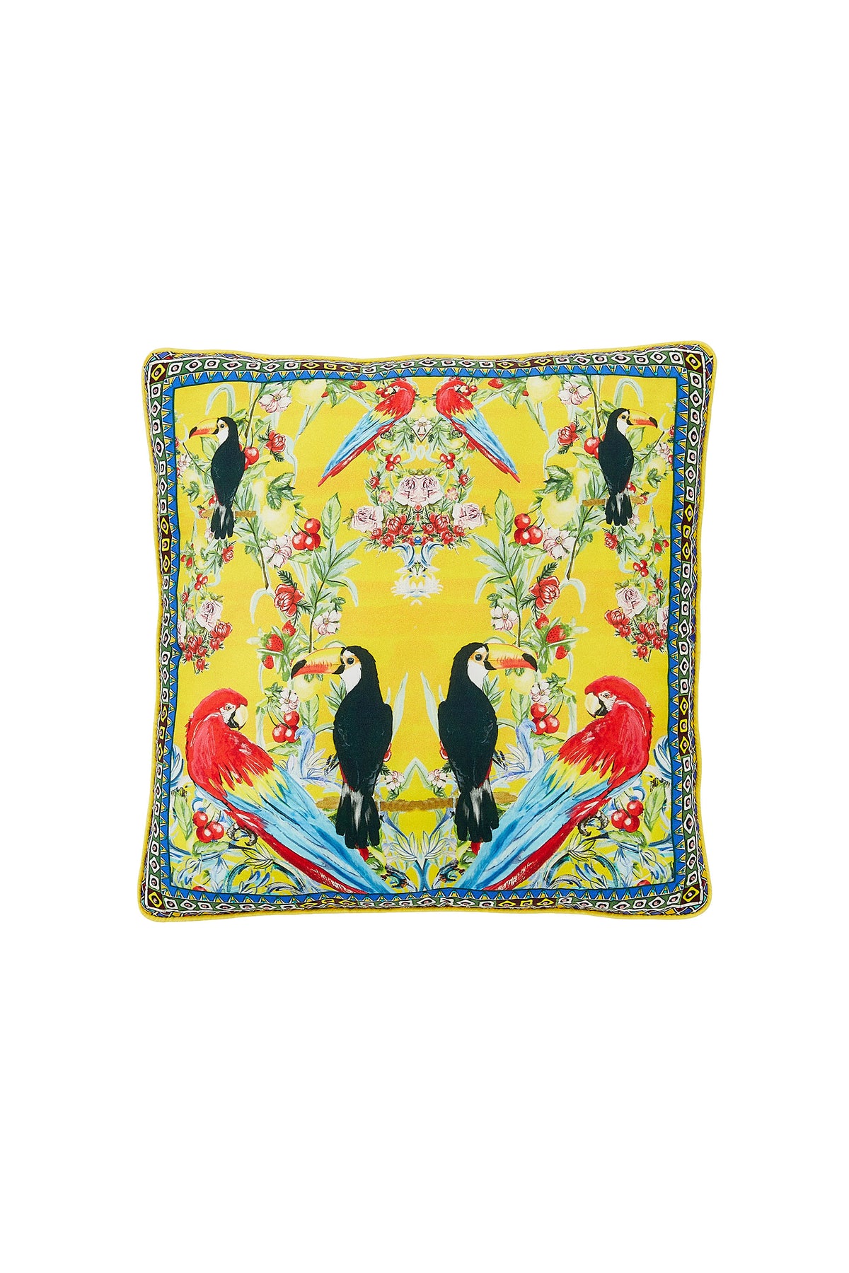 LOVE BIRDS SMALL SQUARE CUSHION