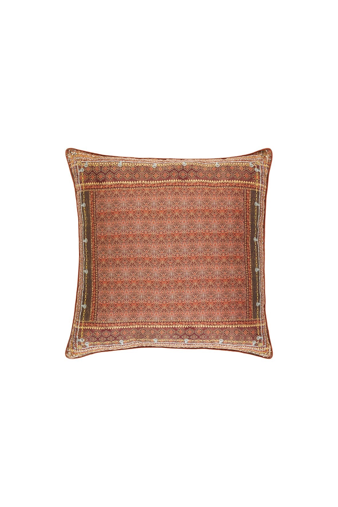 MAPPED OUT LARGE SQUARE CUSHION