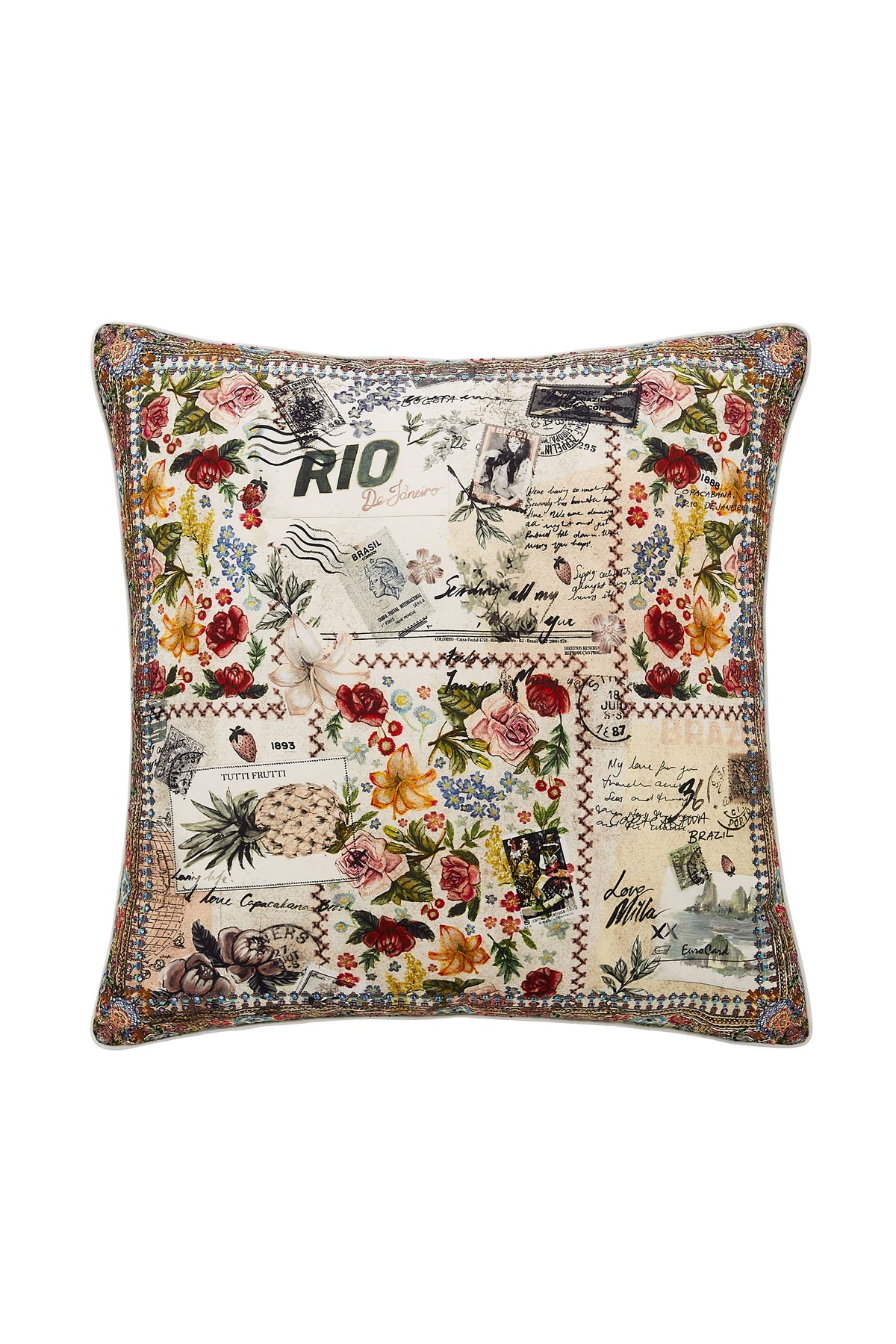 MEMORY LANE LARGE SQUARE CUSHION