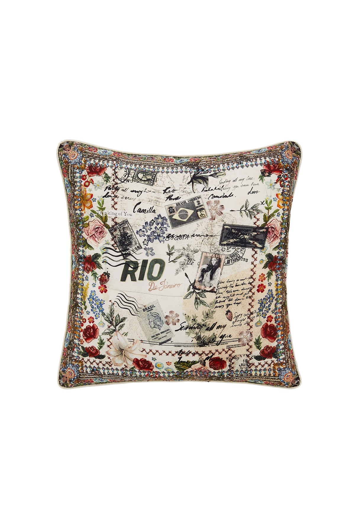 MEMORY LANE SMALL SQUARE CUSHION