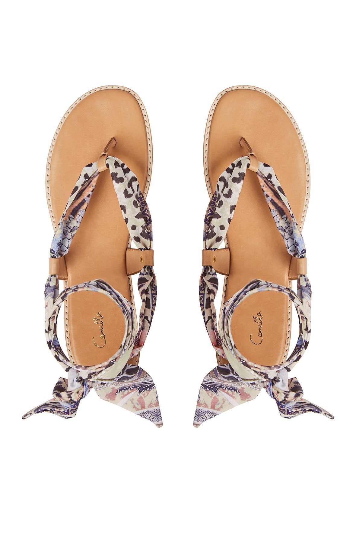 CAMILLA MELLOW MUSE FABRIC TIE SANDAL