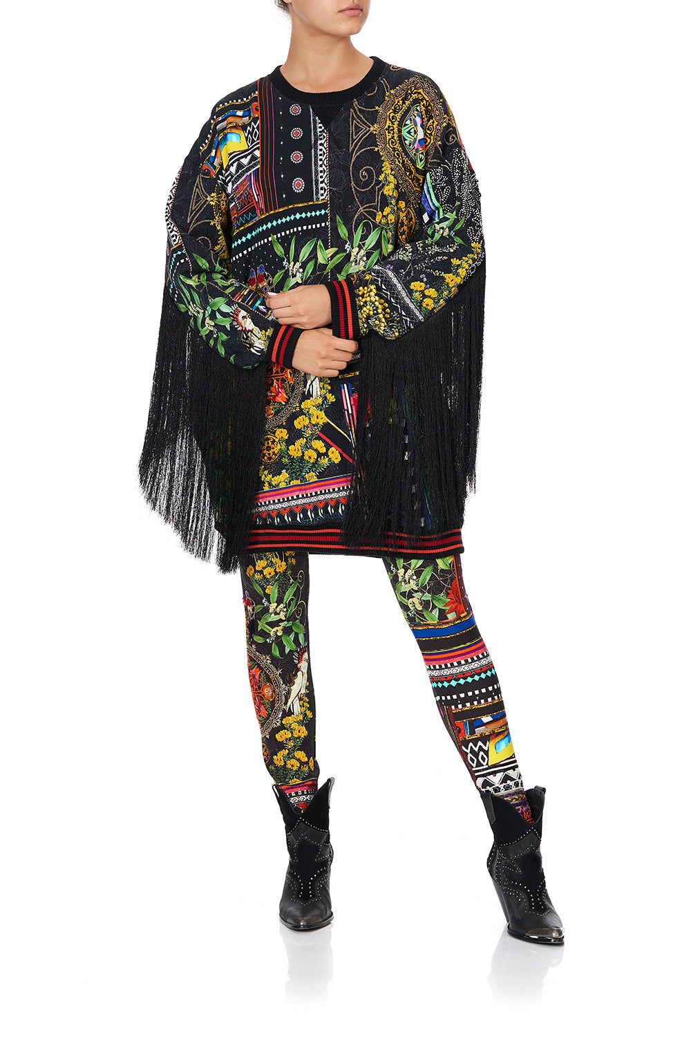 OVERSIZED SWEATER WITH TASSELS BLACKHEATH BETTY