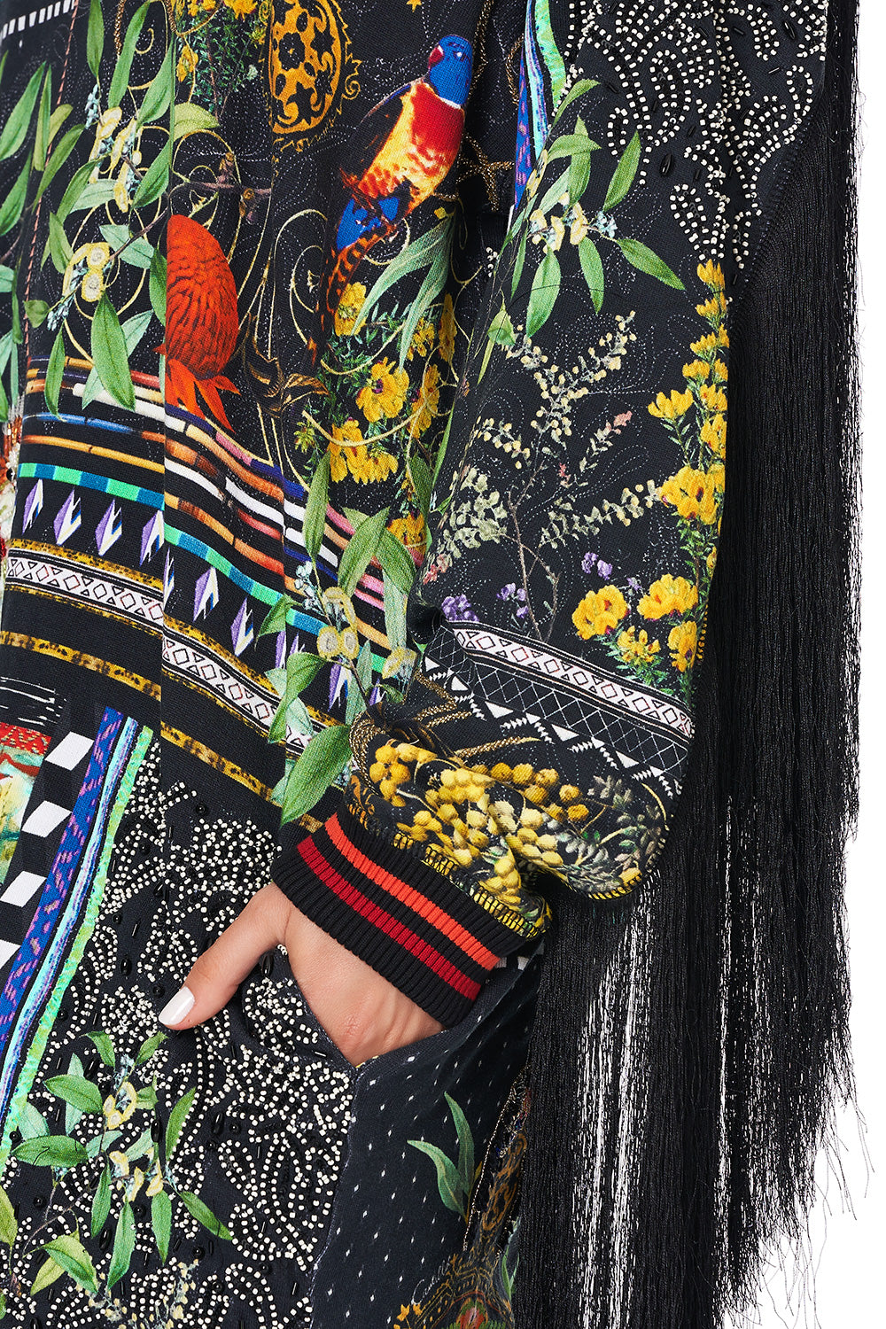 OVERSIZED SWEATER WITH TASSELS BLACKHEATH BETTY