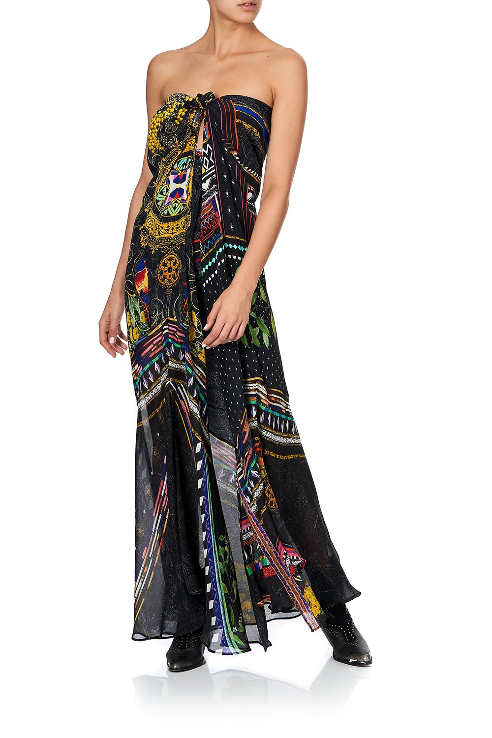 PANELLED HEM KAFTAN BLACKHEATH BETTY