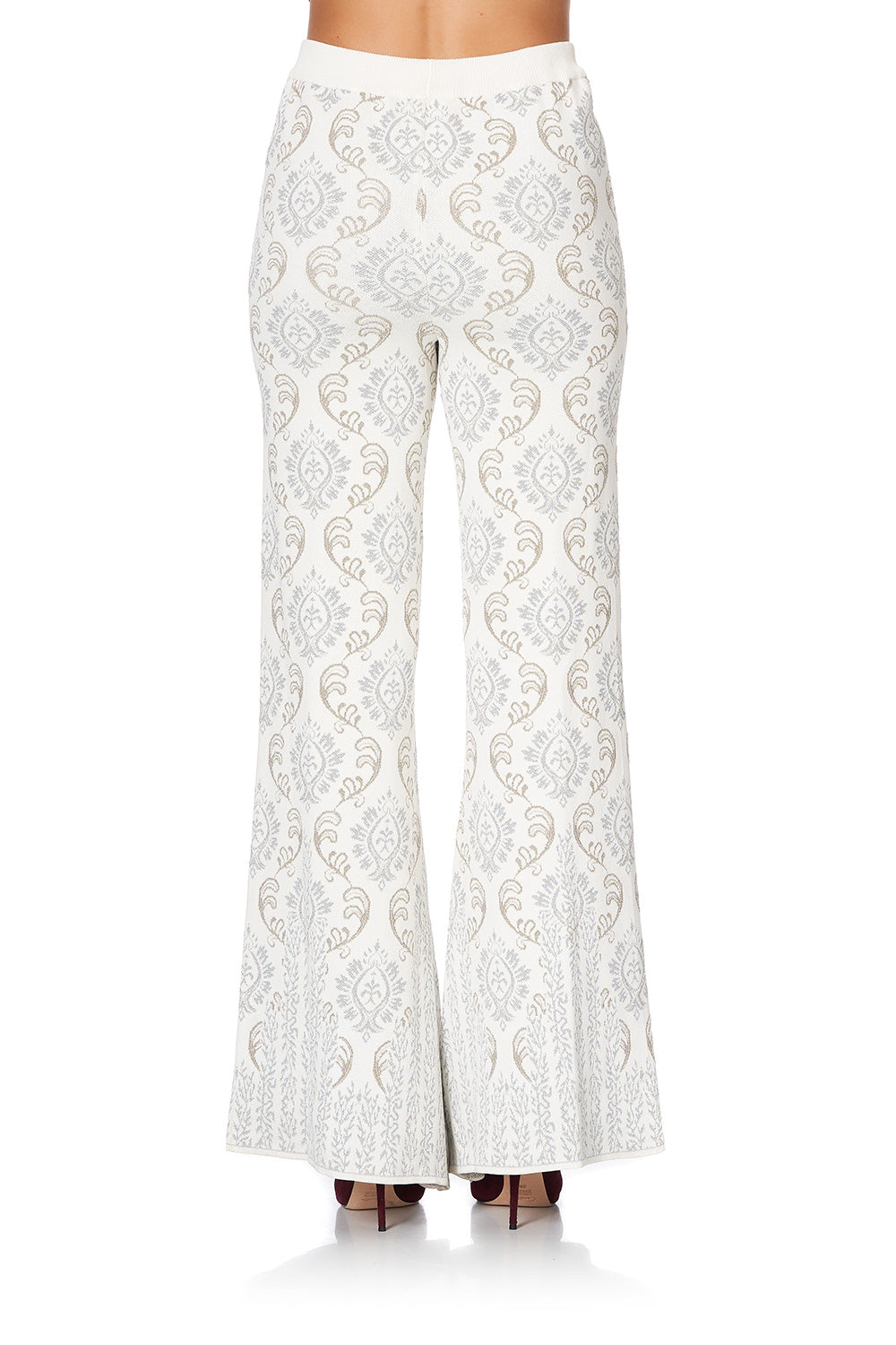 FLARED KNIT PANT CRYSTAL CASTLE
