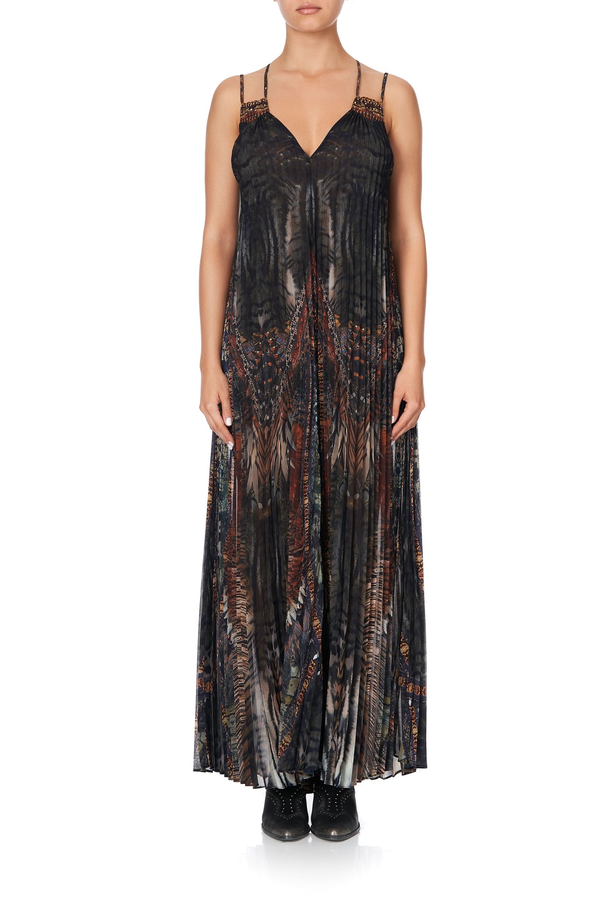 PLEATED JUMPSUIT WITH YOKE KAKADU CALLING